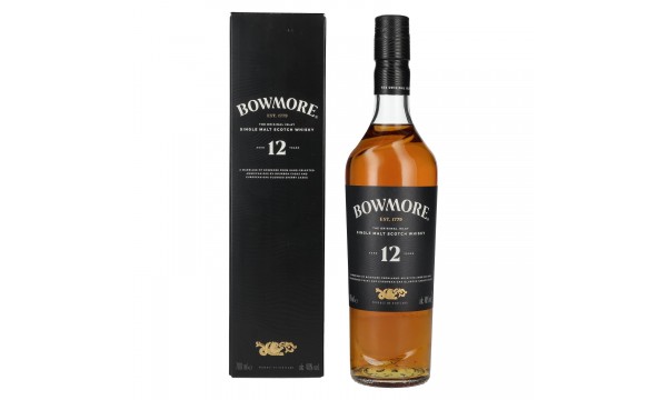 Bowmore 12 Years Old Islay Single Malt 40% Vol. 0,7l dovanų dėžutėje