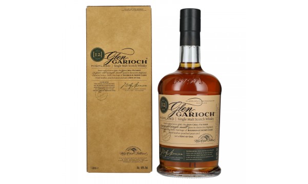 Glen Garioch 12 Years Old Highland Single Malt Scotch Whisky 48% Vol. 1l dovanų dėžutėje