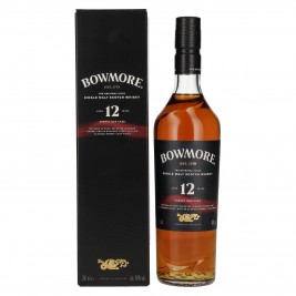 Bowmore 12 Years Old Sherry Oak Cask Islay Single Malt 40% Vol. 0,7l dovanų dėžutėje