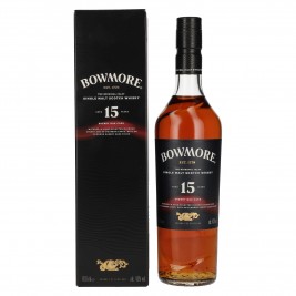 Bowmore 15 Years Old Sherry Oak Cask Islay Single Malt 43% Vol. 0,7l dovanų dėžutėje
