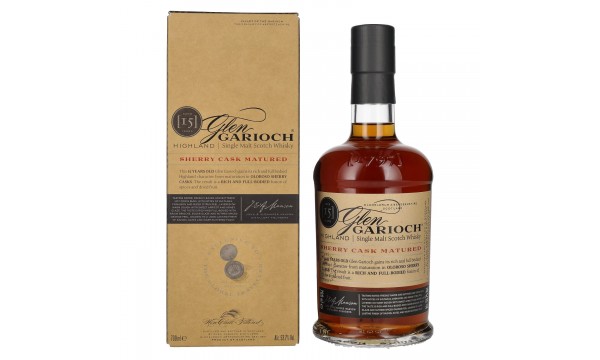 Glen Garioch 15 Years Old SHERRY CASK MATURED 53,7% Vol. 0,7l dovanų dėžutėje