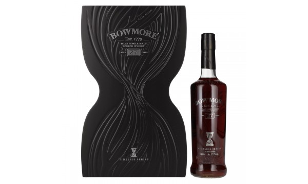 Bowmore 27 Years Old TIMELESS SERIES Islay Single Malt 52,7% Vol. 0,7l Dovanų dėžutėje