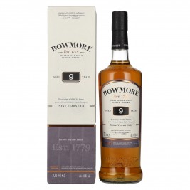 Bowmore 9 Years Old Islay Single Malt Scotch Whisky 40% Vol. 0,7l dovanų dėžutėje