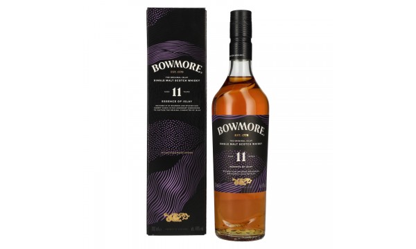 Bowmore 11 Years Old ESSENCE OF ISLAY Travel Exclusive 40% Vol. 0,7l dovanų dėžutėje