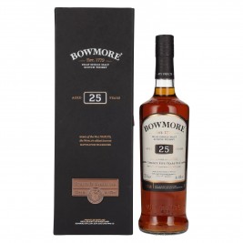 Bowmore 25 Years Old Islay Single Malt 43% Vol. 0,7l dovanų dėžutėje