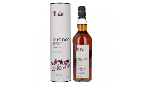 AnCnoc 18 Years Old Highland Single Malt 46% Vol. 0,7l dovanų dėžutėje