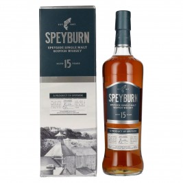 Speyburn 15 Years Old Speyside Single Malt Scotch Whisky 46% Vol. 0,7l dovanų dėžutėje