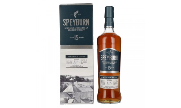 Speyburn 15 Years Old Speyside Single Malt Scotch Whisky 46% Vol. 0,7l dovanų dėžutėje