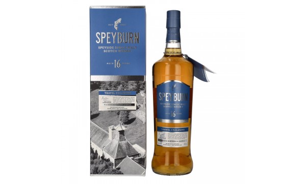 Speyburn 16 Years Old Speyside Single Malt TRAVEL EXCLUSIVE 43% Vol. 1l dovanų dėžutėje