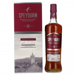 Speyburn 18 Years Old Speyside Single Malt Scotch Whisky 46% Vol. 0,7l dovanų dėžutėje