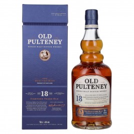 Old Pulteney 18 Years Old Single Malt Scotch Whisky 46% Vol. 0,7l dovanų dėžutėje