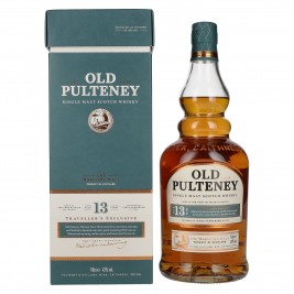 Old Pulteney 13 Years Old Single Malt Scotch Whisky 43% Vol. 1l dovanų dėžutėje