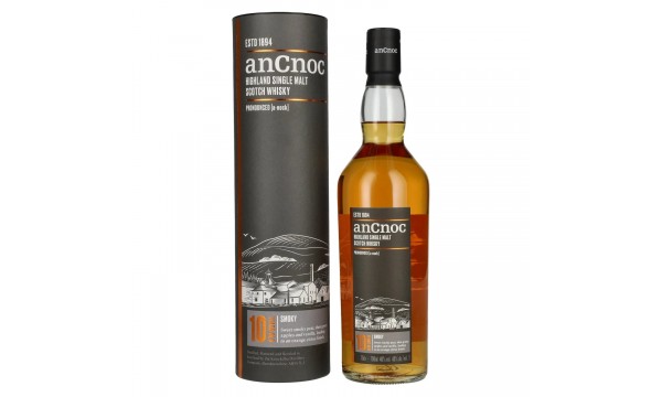 AnCnoc 10 Years Old Highland Single Malt 40% Vol. 0,7l dovanų dėžutėje AnCnoc 10 Years Old Highland Single Malt 40% Vol. 0,7l dovanų dėžutėje