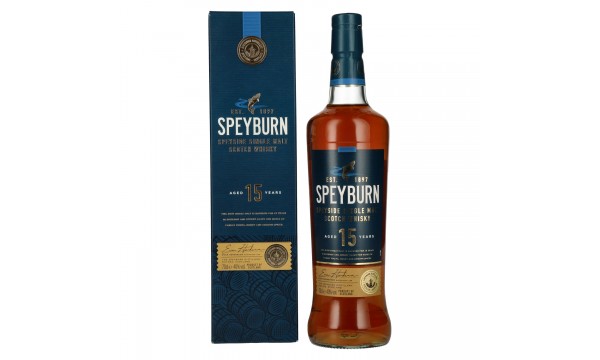 Speyburn 15 Years Old Speyside Single Malt Scotch Whisky 40% Vol. 0,7l dovanų dėžutėje Speyburn 15 Years Old Speyside Single Malt Scotch Whisky 40% Vol. 0,7l dovanų dėžutėje