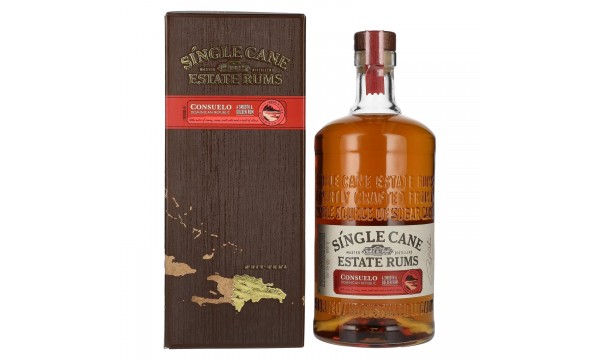 Single Cane Estate Rums CONSUELO 40% Vol. 1l dovanų dėžutėje