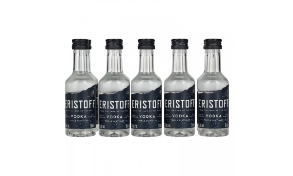 Eristoff Premium Vodka 37,5% Vol. 10x0,05l PET