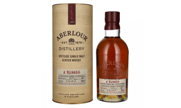 Aberlour A'BUNADH Original Cask Strength Batch No. 81 61,6% Vol. 0,7l dovanų dėžutėje Aberlour A'BUNADH Original Cask Strength Batch No. 81 61,6% Vol. 0,7l dovanų dėžutėje