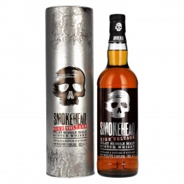 Smokehead HIGH VOLTAGE Islay Single Malt Scotch Whisky 58% Vol. 0,7l dėžutėje