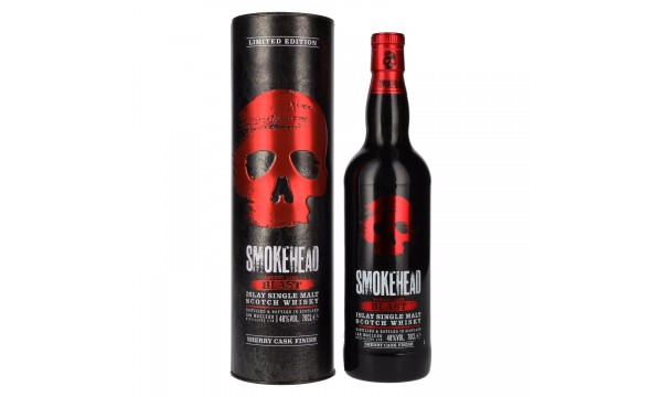 Smokehead SHERRY CASK BLAST Limited Edition 48% Vol. 0,7l skardinėje dėžutėje