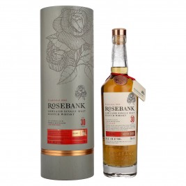 Rosebank 30 metų senumo Lowland Single Malt dovanų dėžutėje