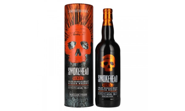 Smokehead RUM REBEL Islay Single Malt Scotch Whisky 46% Vol. 0,7l dėžutėje iš skardos