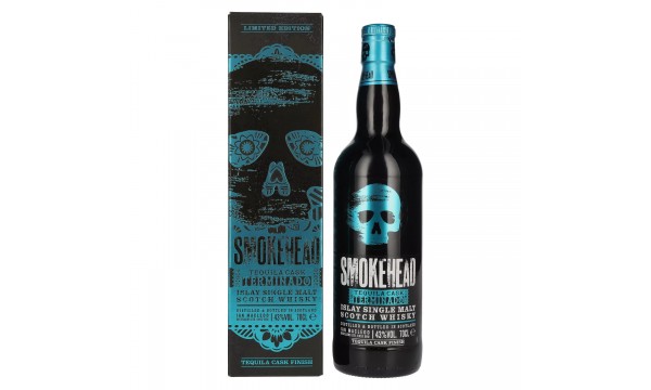 Smokehead TEQUILA CASK TERMINADO Islay Single Malt Whisky Limited Edition 43% Vol. 0,7l dovanų dėžutėje Smokehead TEQUILA CASK TERMINADO Islay Single Malt Whisky Limited Edition 43% Vol. 0,7l dovanų dėžutėje