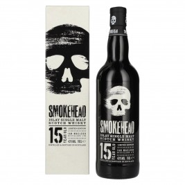 Smokehead 15 Years Old Islay Single Malt Whisky Limited Edition 43% Vol. 0,7l dovanų dėžutėje