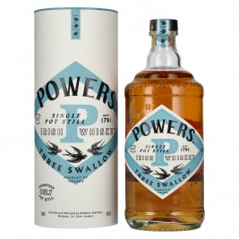 Powers THREE SWALLOW Single Pot Still Irish Whiskey 40% Vol. 0,7l dovanų dėžutėje