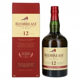 Redbreast 12 Years Old Single Pot Still Irish Whiskey 40% Vol. 0,7l dovanų dėžutėje