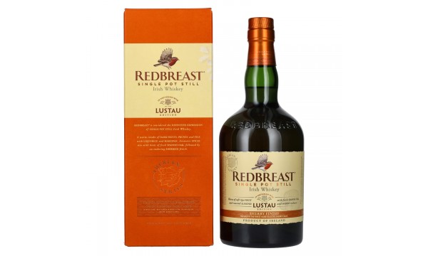 Redbreast Single Pot Still Irish Whiskey LUSTAU EDITION Sherry Finish 46% Vol. 0,7l dovanų dėžutėje Redbreast Single Pot Still Irish Whiskey LUSTAU EDITION Sherry Finish 46% Vol. 0,7l dovanų dėžutėje