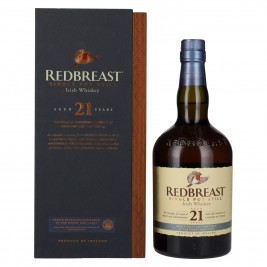 Redbreast 21 Years Old Single Pot Still Irish Whiskey 46% Vol. 0,7l medinėje dėžutėje