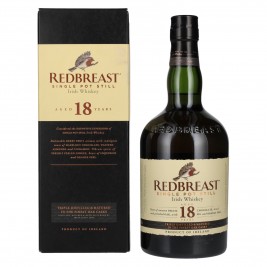 Redbreast 18 Years Old Single Pot Still Irish Whiskey 46% Vol. 0,7l dovanų dėžutėje