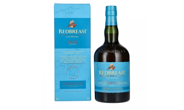 Redbreast IBERIAN SERIES Single Pot Still Irish Whiskey MOSCATEL WINE CASK 46% Vol. 0,7l dovanų dėžutėje