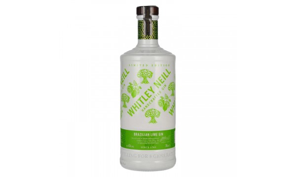 Whitley Neill BRAZILIAN LIME GIN Limited Edition 43% Vol. 0,7l