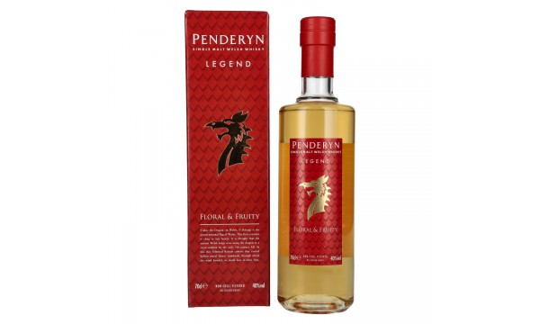Penderyn LEGEND Single Malt Welsh Whiskey 40% Vol. 0,7l dovanų dėžutėje Penderyn LEGEND Single Malt Welsh Whiskey 40% Vol. 0,7l dovanų dėžutėje
