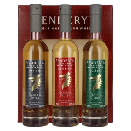 Penderyn MYTH, LEGEND, CELT Single Malt Welsh Whisky 40% Vol. 3x0,2l dovanų dėžutėje