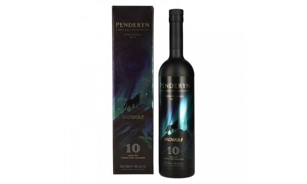 Penderyn BAD WOLF Welsh Whiskey Icons of Wales Nr. 13 46% Vol. 0,7l dovanų dėžutėje Penderyn BAD WOLF Welsh Whiskey Icons of Wales Nr. 13 46% Vol. 0,7l dovanų dėžutėje