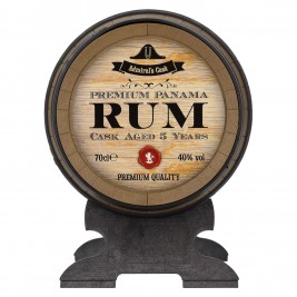OSA Fine Spirits 5 Years Old Admiral's Cask Premium Panama Rum Barrel 40% Vol. 0,7l