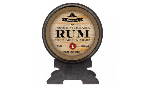 OSA Fine Spirits 5 Years Old Admiral's Cask Premium Panama Rum Barrel 40% Vol. 0,7l