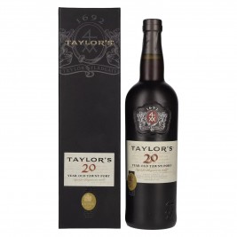 Taylor's 20 Years Old Tawny Port 20% Vol. 0,75l dovanų dėžutėje, pusiau saldus
