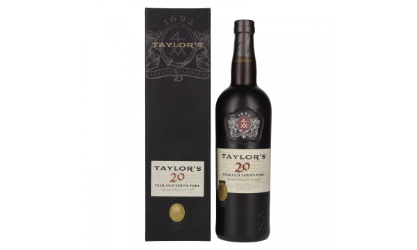 Taylor's 20 Years Old Tawny Port 20% Vol. 0,75l dovanų dėžutėje, pusiau saldus