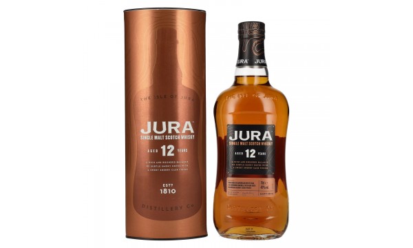 Jura 12 Years Old Single Malt Scotch Whisky 40% Vol. 0,7l dovanų dėžutėje