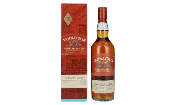 Tamnavulin SHERRY CASK Speyside Single Malt Scotch Whisky 40% Vol. 0,7l dovanų dėžutėje