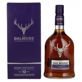 The Dalmore 12 Years Old SHERRY CASK SELECT 43% Vol. 0,7l dovanų dėžutėje