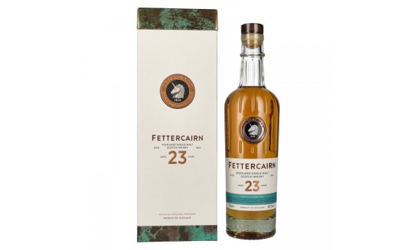 Fettercairn 23 Years Old Highland Single Malt Scotch Whisky 48,5% Vol. 0,7l dovanų dėžutėje