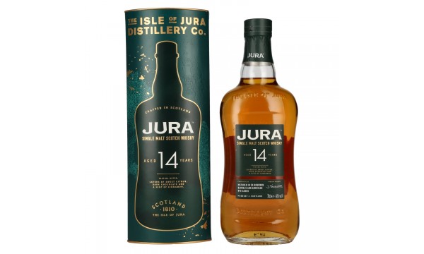 Jura 14 Years Old American Rye Cask Single Malt Scotch Whisky 40% Vol. 0,7l dovanų dėžutėje