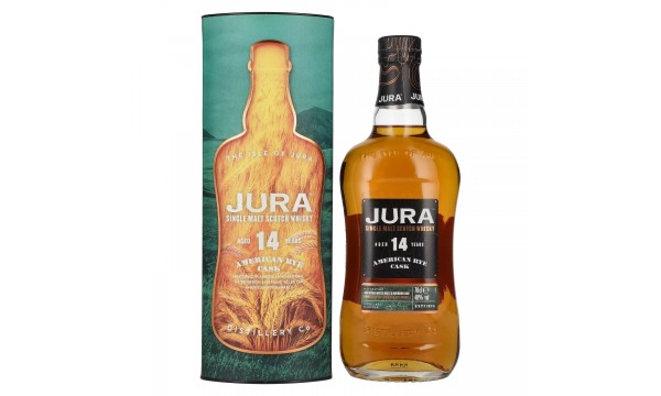 Jura 14 Years Old American Rye Cask Single Malt Scotch Whisky 40% Vol. 0,7l dovanų dėžutėje