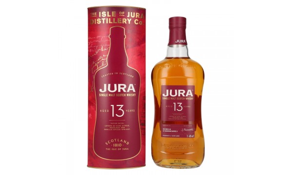 Jura 13 Years Old Single Malt Scotch Whisky 40% Vol. 1l dovanų dėžutėje Jura 13 Years Old Single Malt Scotch Whisky 40% Vol. 1l dovanų dėžutėje