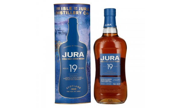 Jura 19 Years Old Single Malt Scotch Whisky 46% Vol. 0,7l dovanų dėžutėje Jura 19 Years Old Single Malt Scotch Whisky 46% Vol. 0,7l dovanų dėžutėje