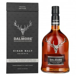 The Dalmore CIGAR MALT Reserve Highland Single Malt Scotch Whisky Travel Edition 44% Vol. 0,7l dovanų dėžutėje